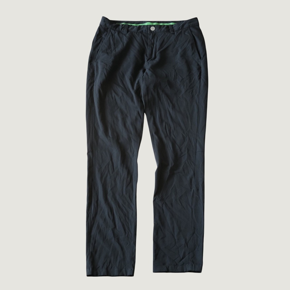 Bonobos Golf Pants Mens Black Tailored Fit‎ Performance Trousers 32x32 Sporty